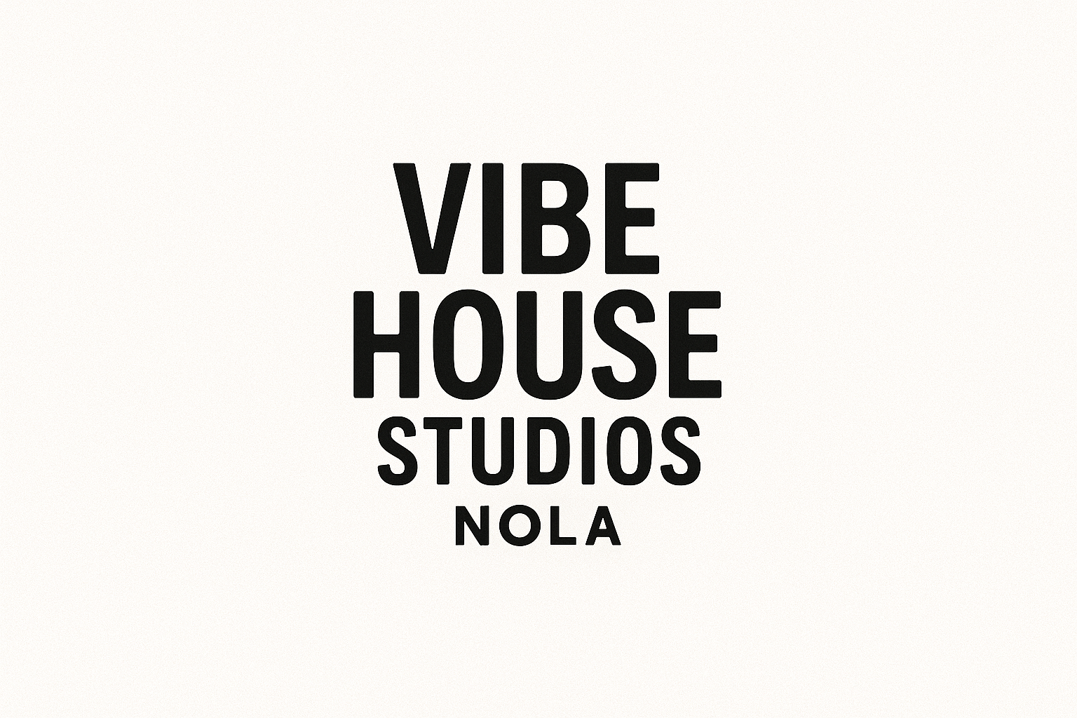 Recording studio interior for Vibe House Studios Nola
